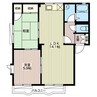 カーサ十一屋Ｃ 2LDKの間取り