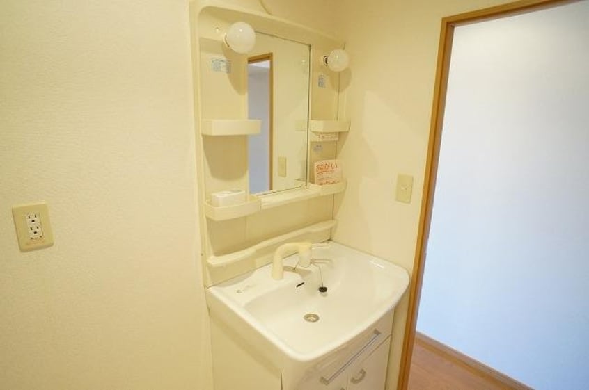 忙しい朝には欠かせない洗面所です 山王ハウス　Ｅ