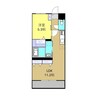 サンホープ長田 1LDKの間取り