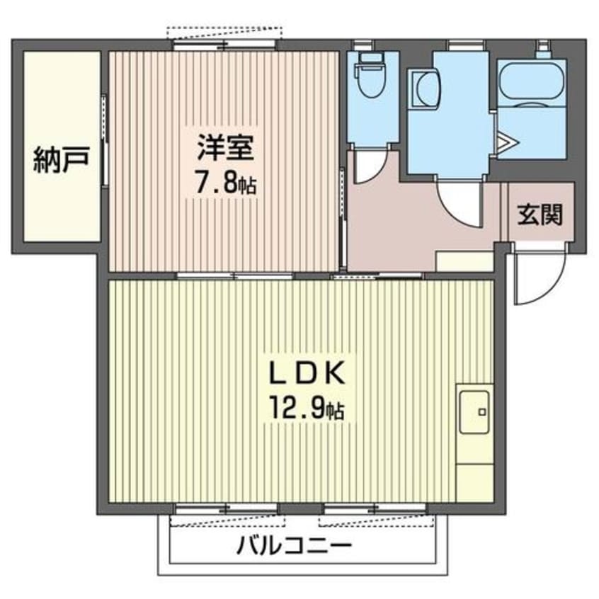 間取図 クレストコートⅡ