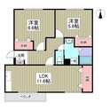 ガーデンムツミAの間取図