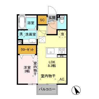間取図 グラン ソール