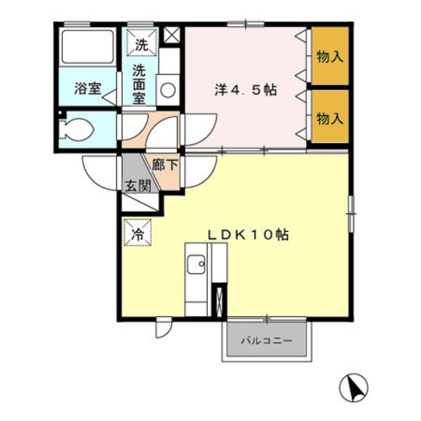 間取図 セジュール モア