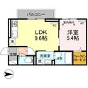 D-room上高間木の間取図