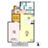 スパローハウス五番舘 Ａ 1LDKの間取り