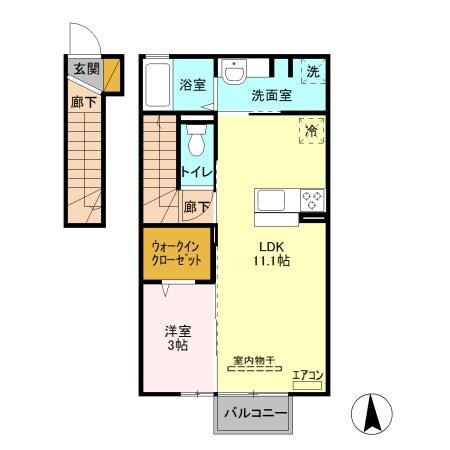 間取り図 リェス クラスィーヴイ