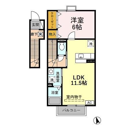 間取り図 リベルテ Ｃ
