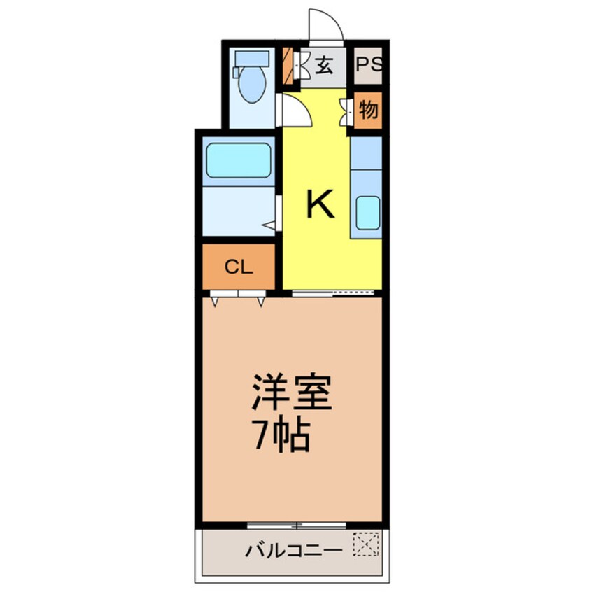 間取図 ヌーベルセザール373