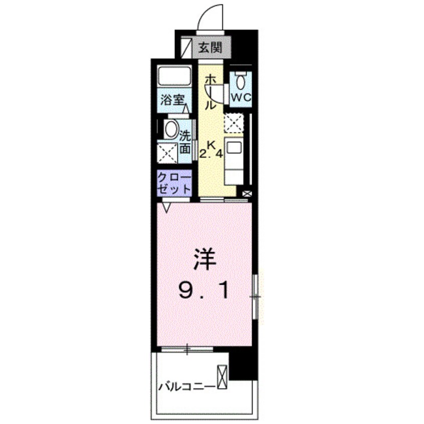 間取図 イースト　アヴェニュー