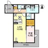 TORISIAS東宿郷 1LDKの間取り