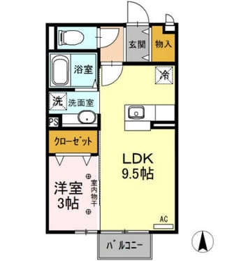 間取図 プランタン Ｂ