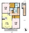 パレット Ｄ 2LDKの間取り