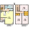 リースランド平出 Ｂ 3LDKの間取り