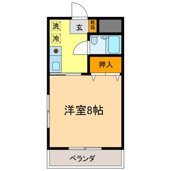 間取図 コーポ石塚