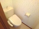 コンパクトで使いやすいトイレです コーポ　サンパティーク