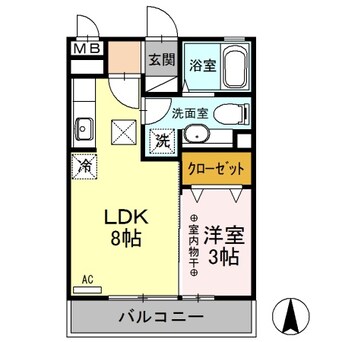 間取図 クレール シャンブル