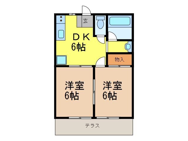 間取り図 フォーブル御幸ヶ原