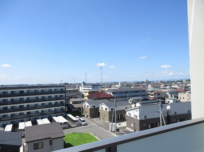 バルコニーからの眺望 サーパス陽東桜レジデンス