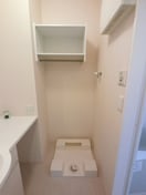 洗面室 収納棚付き洗濯機置き場 フェリオ