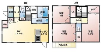 間取図 ポルテボヌールA棟