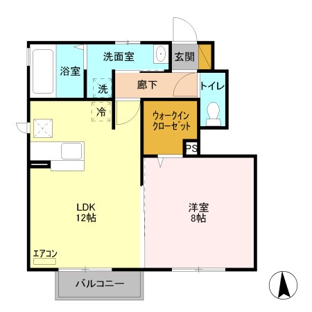 間取り図 プレシュ アモール Ｂ
