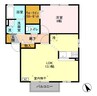 ディアクレスト Ｆ 1LDKの間取り