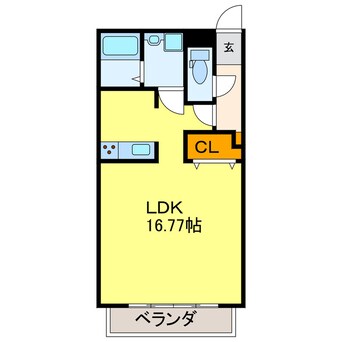 間取図 VISAGE笠原Ⅰ