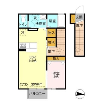 間取図 ヴィクトワール Ⅱ Ｂ