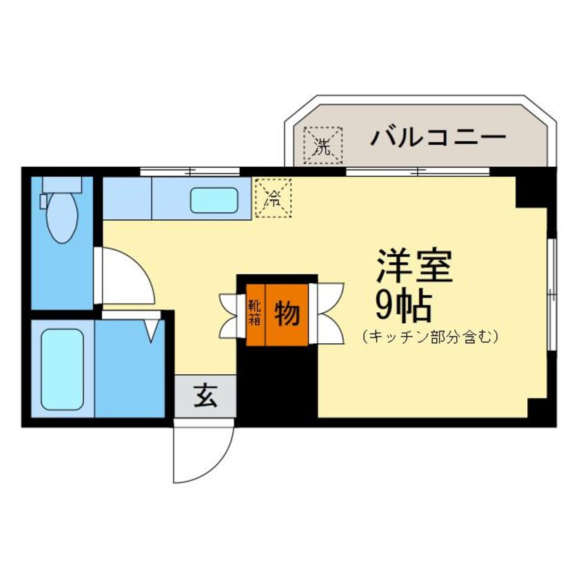 間取図 ヌーベルセザール373