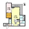 D-GLANZ宿郷 1LDKの間取り