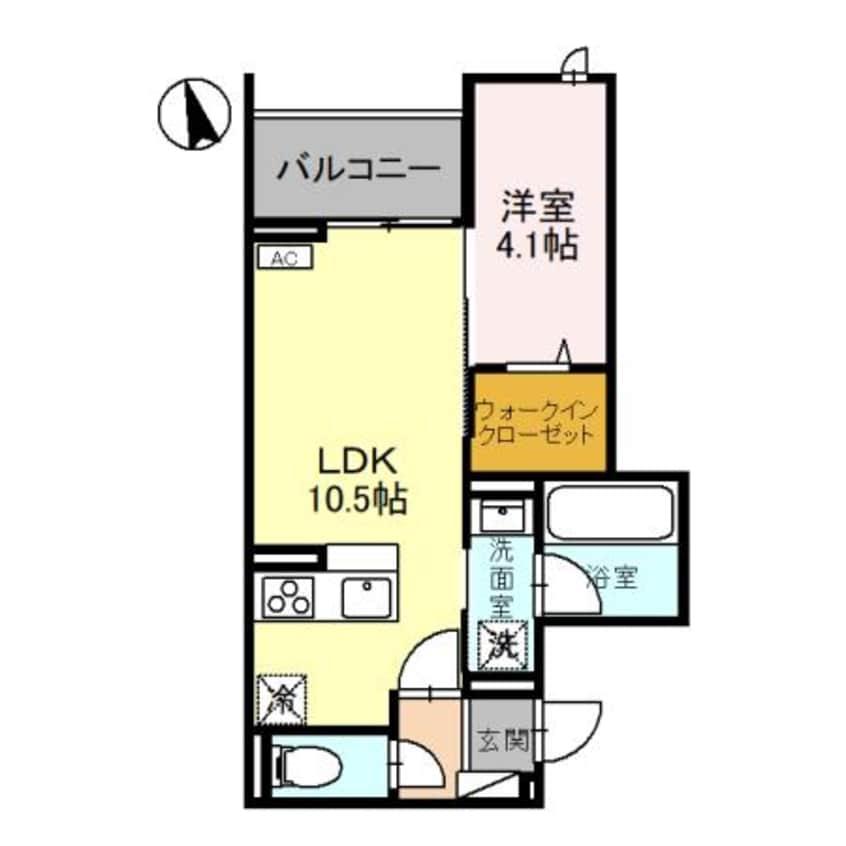 間取図 D-GLANZ宿郷