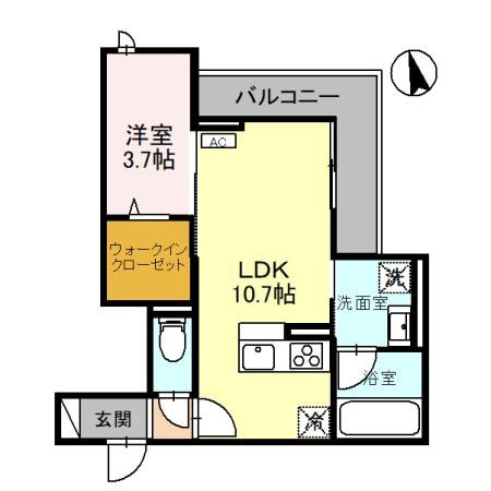 間取り図 D-GLANZ宿郷