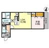 TORISIAS宿郷 1LDKの間取り