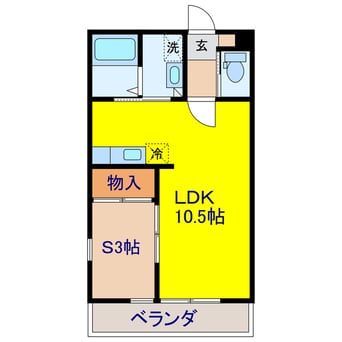 間取図 Ｍ壱番館