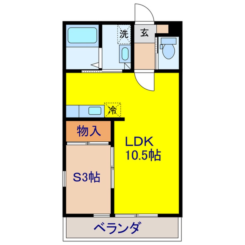 間取図 Ｍ壱番館