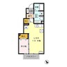 クレスト雅 Ｂ 1LDKの間取り