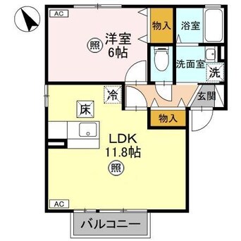 間取図 グリーンハイツ Ｈ