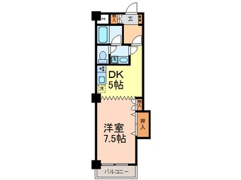 間取図 ブランルージュ元今泉