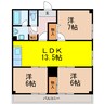 ラポールヤナセ 3LDKの間取り