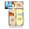 石幸ハイツ 2LDKの間取り