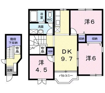 間取図 エクセールＫＩ　Ｂ