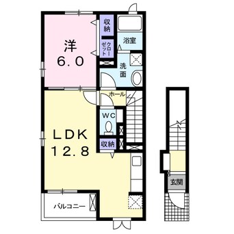 間取図 ソレアード新町