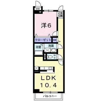 間取図 オープン・ベルズ