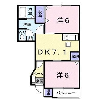 間取図 パルテールＤ