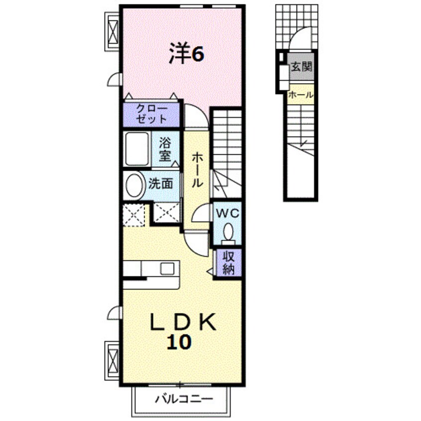 間取図 エクセルコートⅠ