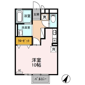 間取図 カーサユーカリ Ａ