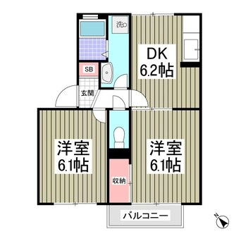 間取図 ユーハイツA棟