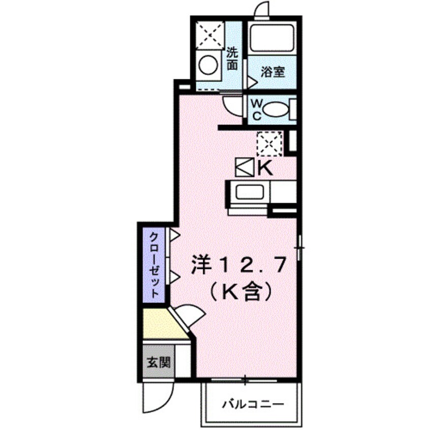 間取図 サンライズＫ　Ⅱ