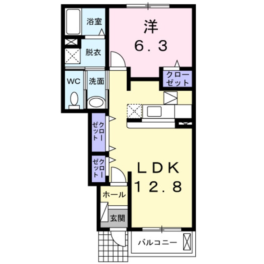 間取図 インターヒルズ・Ⅱ　のざわ