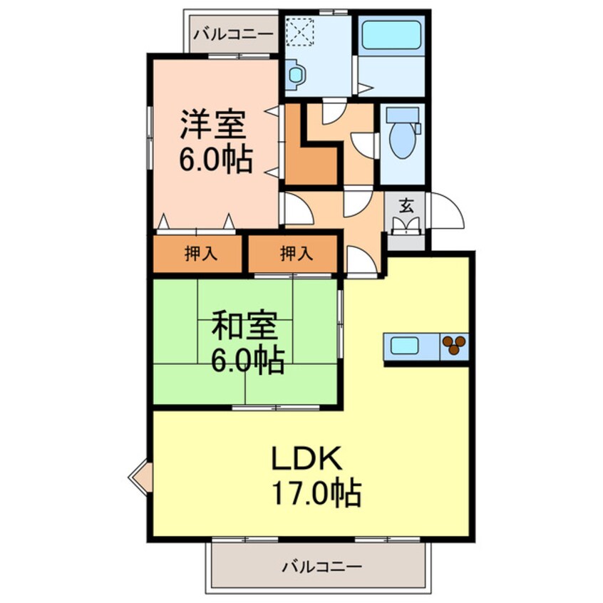 間取図 パレス・ド・エトワール